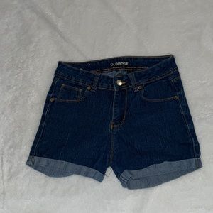 Dark Blue Jean Shorts